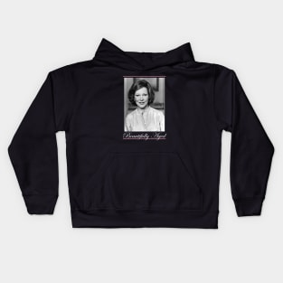 beautifully aged Rosalynn Carter Kids Hoodie